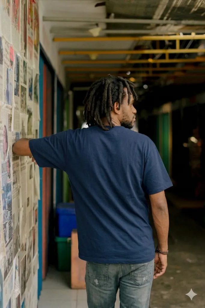 Plain navy back tee.webp