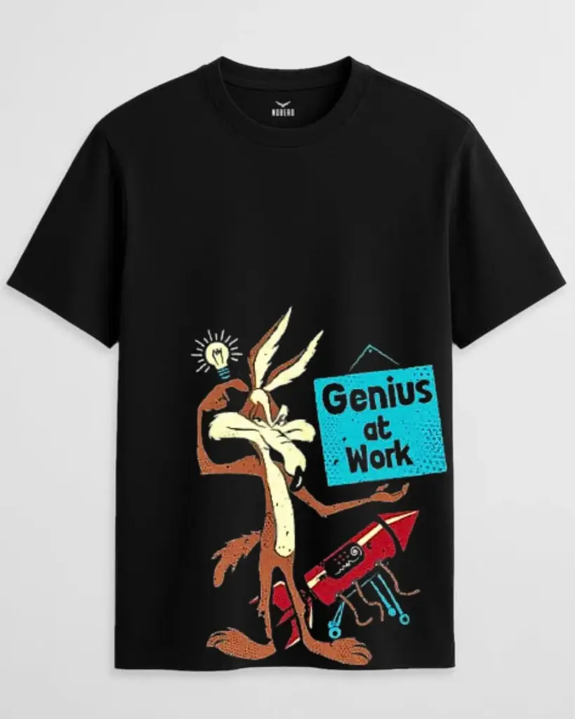 Genius at Work Premium Black T-Shirt (small)