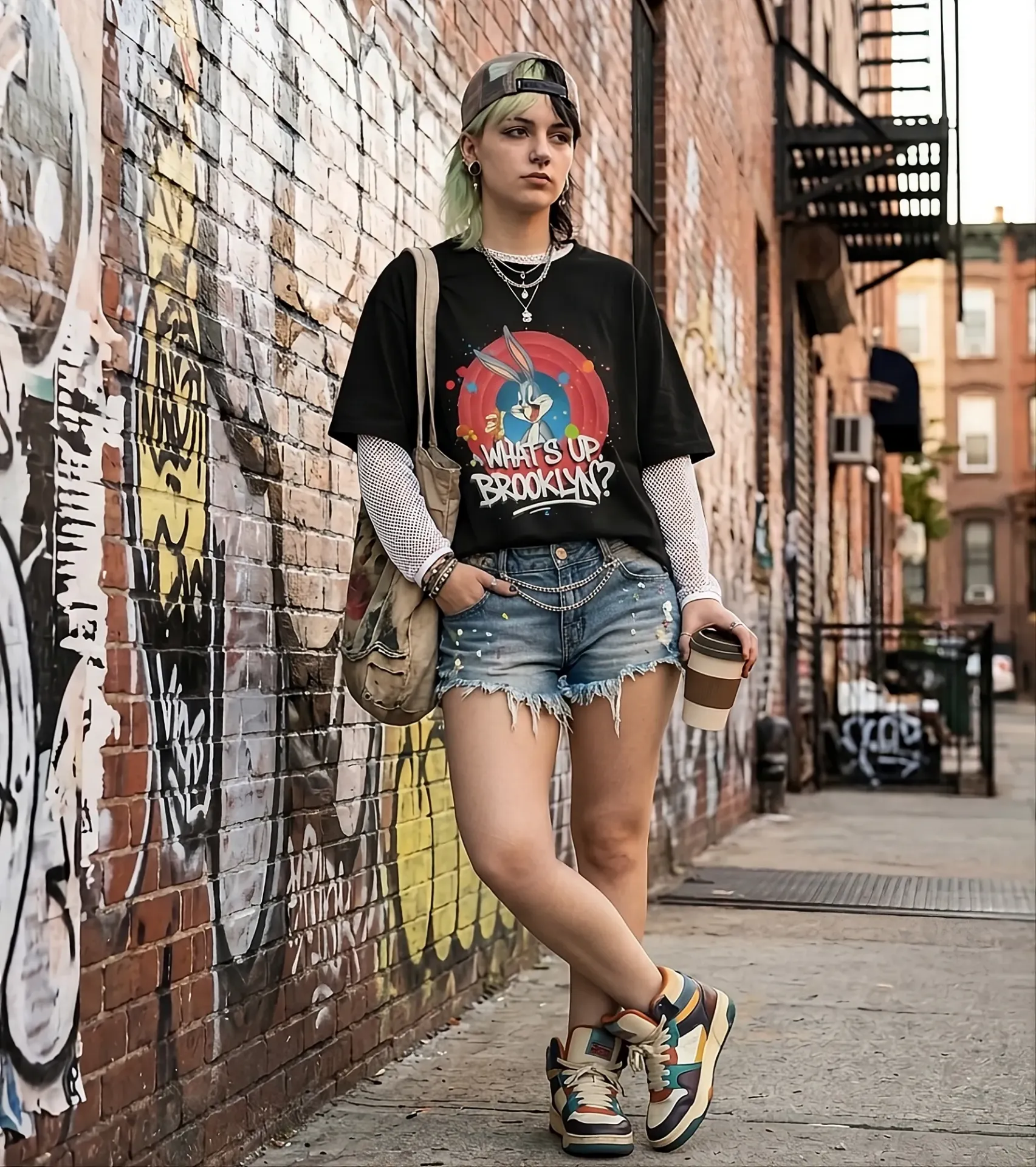 Brookyn Bunny Oversized T-shirt